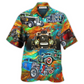 Hawaiian Shirt / Adults / S Hot Rod Car How To Ride A Hot Rod - Hawaiian Shirt - Reefox