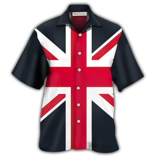 Hawaiian Shirt / Adults / S England Flag Of England Basic Style - Hawaiian Shirt - Reefox