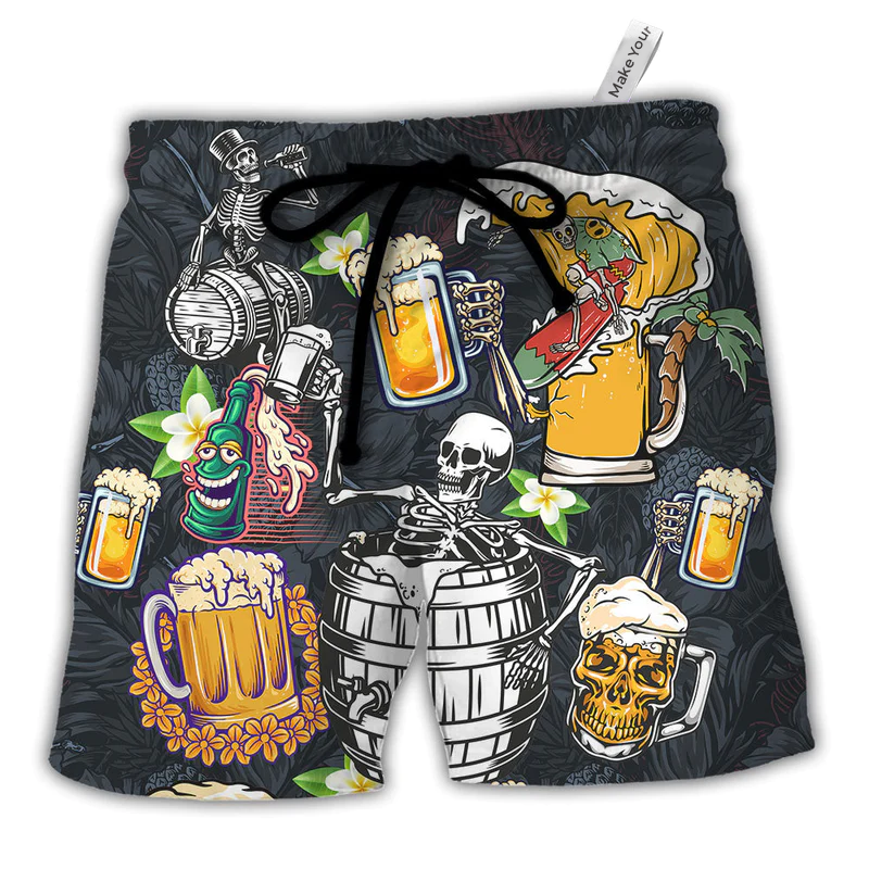 Beer Don't Be Jealous Just Because You Can't Drink Beer Like Me - Beach Short Reefox