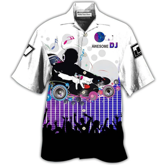 Hawaiian Shirt / Adults / S DJ Awesome Sound Remix - Hawaiian Shirt - Reefox
