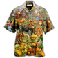 Hawaiian Shirt / Adults / S Halloween Pumpkin Smile Beautiful - Hawaiian Shirt - Reefox