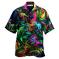 Hawaiian Shirt / Adults / S Dinosaur Amazing Love Neon Style - Hawaiian Shirt - Reefox