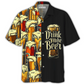 Hawaiian Shirt / Adults / S Beer Favorite Drink More Beer - Hawaiian Shirt - Reefox