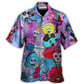 Hawaiian Shirt / Adults / S Guitar Day Of The Dead Sugar Skull - Hawaiian Shirt - Reefox