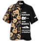 Hawaiian Shirt / Adults / S Guitar And Boat I Like - Hawaiian Shirt - Reefox