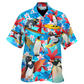 Penguin Funny Color Surf - Hawaiian Shirt