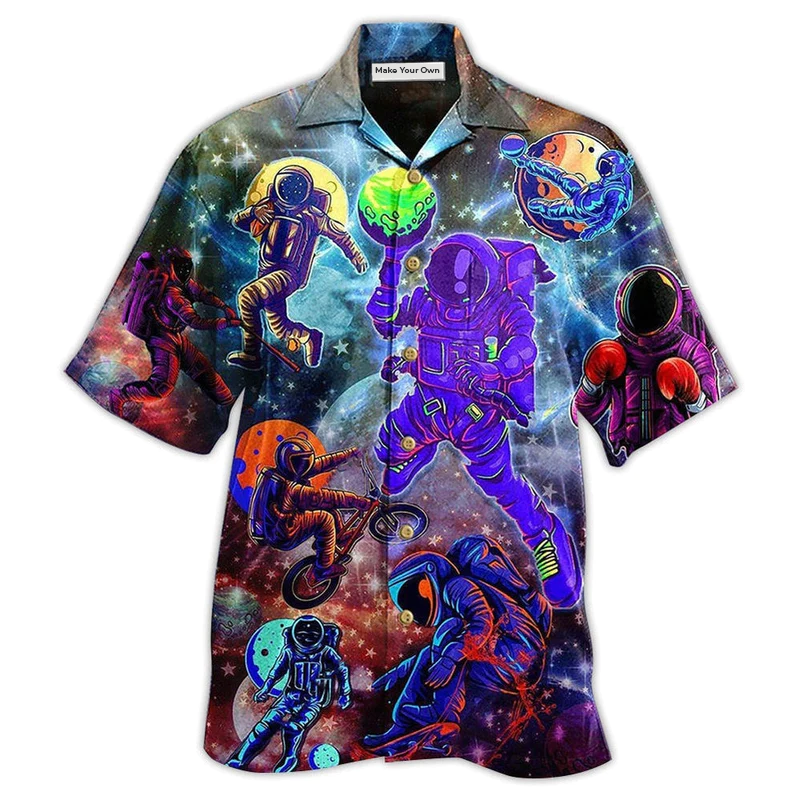 Hawaiian Shirt / Adults / S Galaxy Discover - Hawaiian Shirt - Reefox