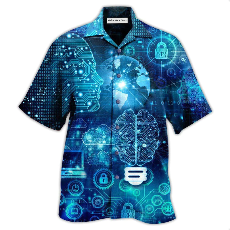 Hawaiian Shirt / Adults / S Technology Life Is Better With Information Technology - Hawaiian Shirt - Reefox