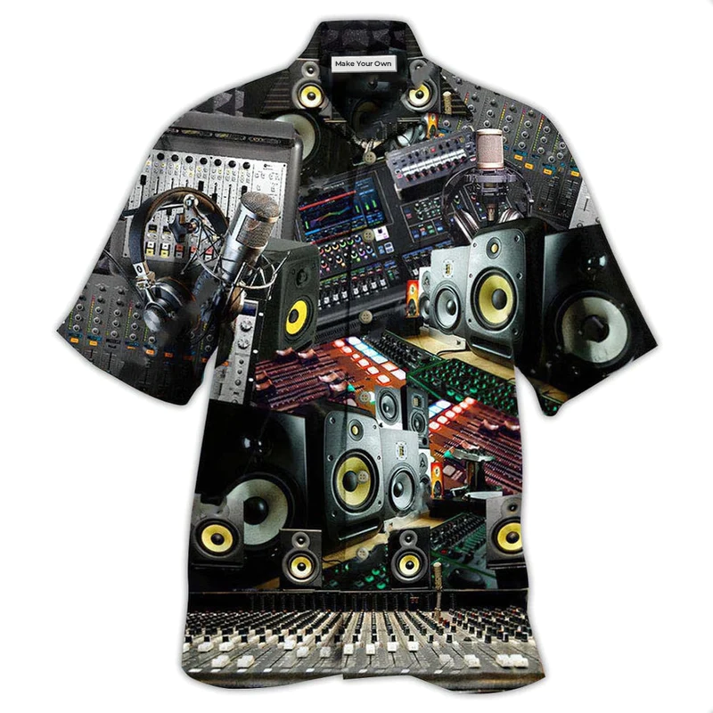 Hawaiian Shirt / Adults / S Music Great Music From Great Studio - Hawaiian Shirt - Reefox