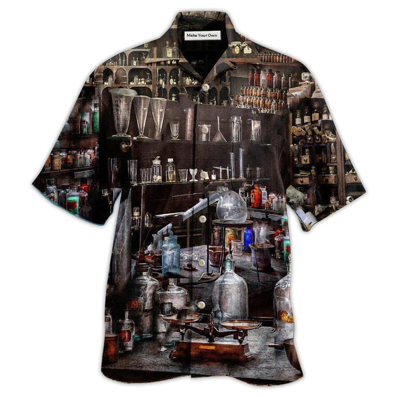 Hawaiian Shirt / Adults / S Chemistry Keep Calm Its Only - Hawaiian Shirt - Reefox