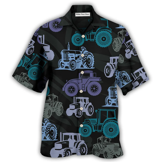 Hawaiian Shirt / Adults / S Tractor Farm Basic Farmer - Hawaiian Shirt - Reefox