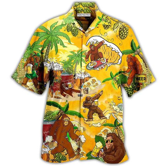 Hawaiian Shirt / Adults / S Bigfoot Summer Beer - Hawaiian Shirt - Reefox