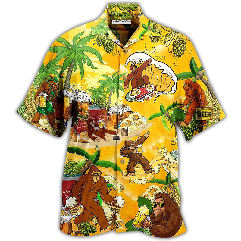 Hawaiian Shirt / Adults / S Bigfoot Summer Beer - Hawaiian Shirt - Reefox