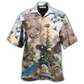 Hawaiian Shirt / Adults / S Birds On Mountain - Hawaiian Shirt - Reefox