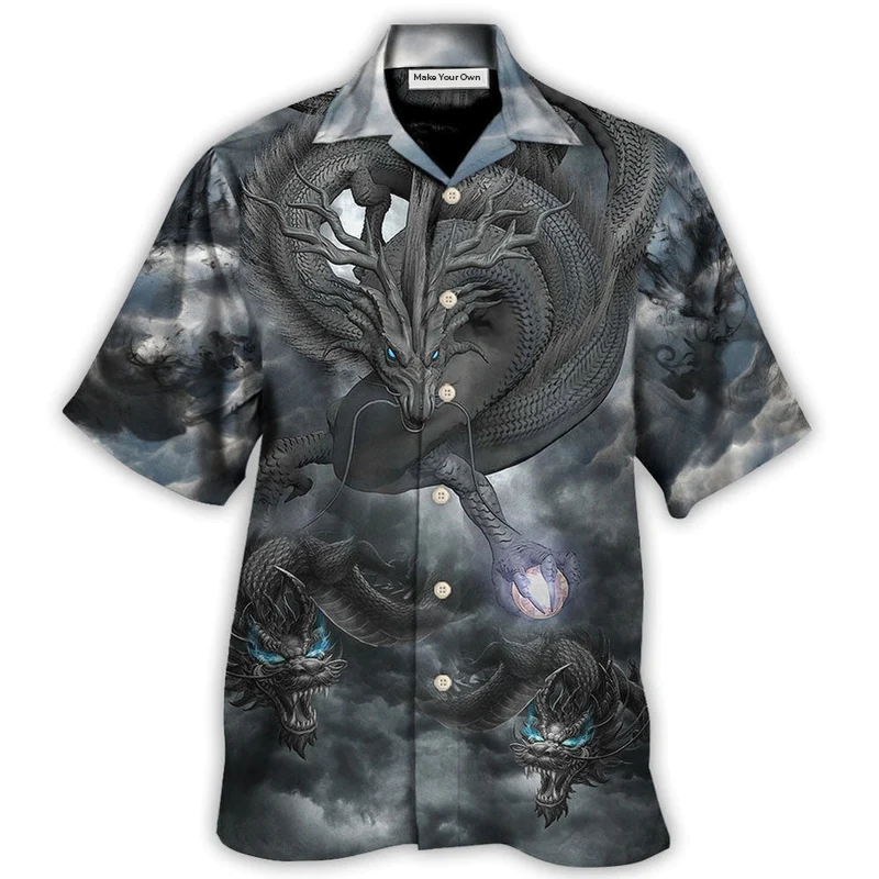 Hawaiian Shirt / Adults / S Dragon Always Be A Dragon - Hawaiian Shirt - Reefox