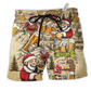 Beach Short / Adults / S Merry Xmas Love Beer - Beach Short Reefox - Owls Matrix LTD