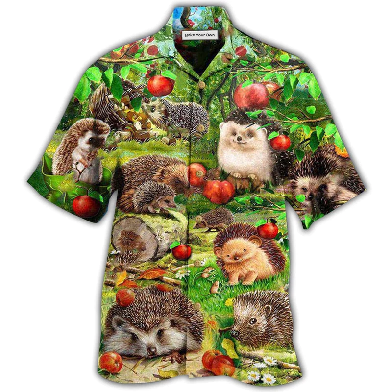 Hawaiian Shirt / Adults / S Hedgehog Animals Is Better With A Hedgehog So Various - Hawaiian Shirt - Reefox