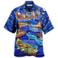Hawaiian Shirt / Adults / S Christmas Santa Boat Dreamer - Hawaiian Shirt - Reefox
