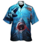 Hawaiian Shirt / Adults / S Shark Bites You in the Red Sea - Hawaiian Shirt - Reefox