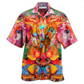 Hawaiian Shirt / Adults / S Hippie Elephant Amazing Style - Hawaiian Shirt - Reefox