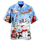 Hawaiian Shirt / Adults / S Snowman Wishing You A Little Cuteness - Hawaiian Shirt - Reefox