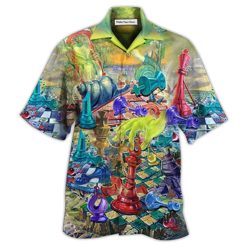 Hawaiian Shirt / Adults / S Chess Magical World Cool - Hawaiian Shirt - Reefox