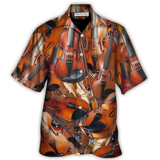 Hawaiian Shirt / Adults / S Violin The Instrument For Intelligent People - Hawaiian Shirt - Reefox