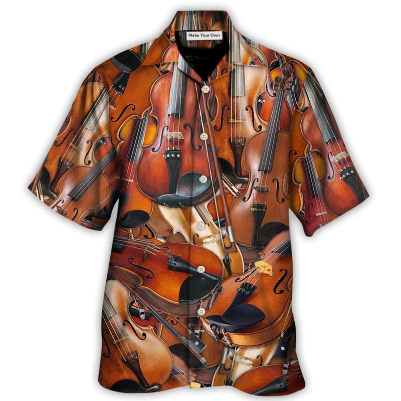 Hawaiian Shirt / Adults / S Violin The Instrument For Intelligent People - Hawaiian Shirt - Reefox