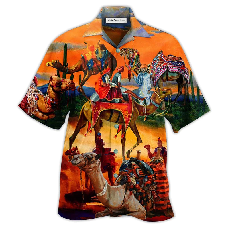 Hawaiian Shirt / Adults / S Camel Love Animals - Hawaiian Shirt - Reefox