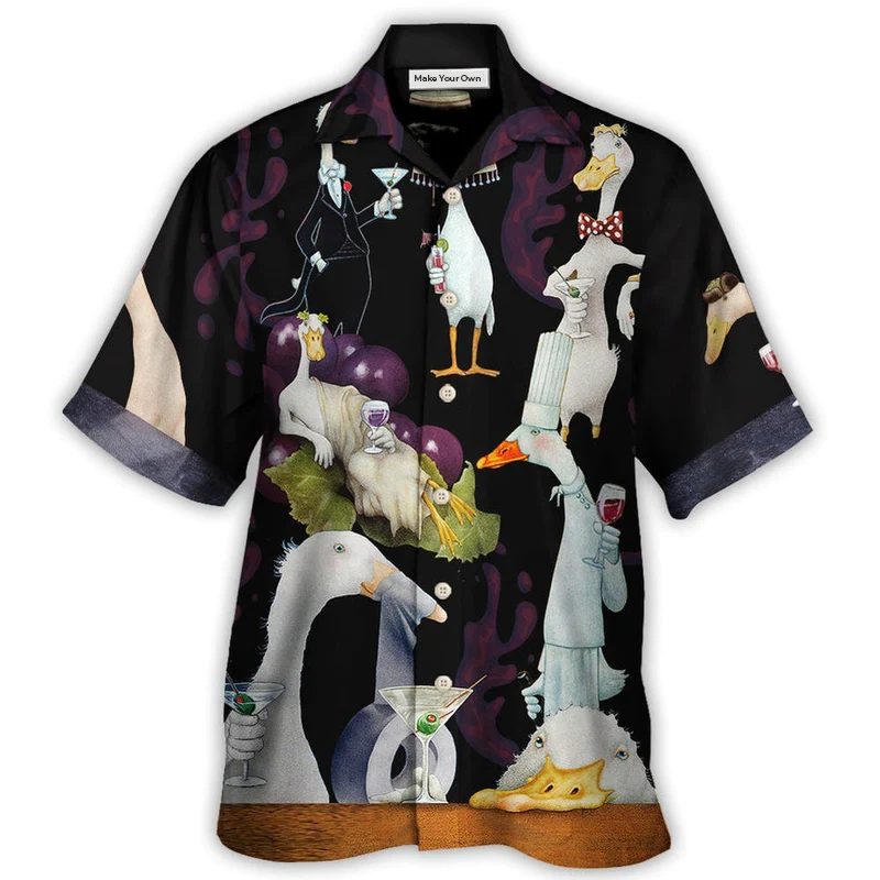 Hawaiian Shirt / Adults / S Cocktail Shut The Duck Up - Hawaiian Shirt - Reefox