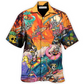 Skull Style On The Colorful Wave - Hawaiian Shirt - Reefox