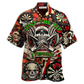 Hawaiian Shirt / Adults / S Darts Just The Tip I Promise Skull - Hawaiian Shirt - Reefox