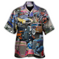 Hawaiian Shirt / Adults / S Hot Rod Diner Car Show - Hawaiian Shirt - Reefox