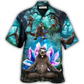 Hawaiian Shirt / Adults / S Sloth Yoga Pose On the Forest Lotus Flower - Hawaiian Shirt - Reefox