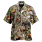 Hawaiian Shirt / Adults / S Hunting Lover Animals Cool - Hawaiian Shirt - Reefox