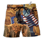 Beach Short / Adults / S America Land Of The - Beach Short Reefox - Owls Matrix LTD