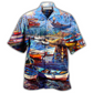 Hawaiian Shirt / Adults / S Canoe Life Is A Jouney Enjoy The Ride Art Style - Hawaiian Shirt - Reefox