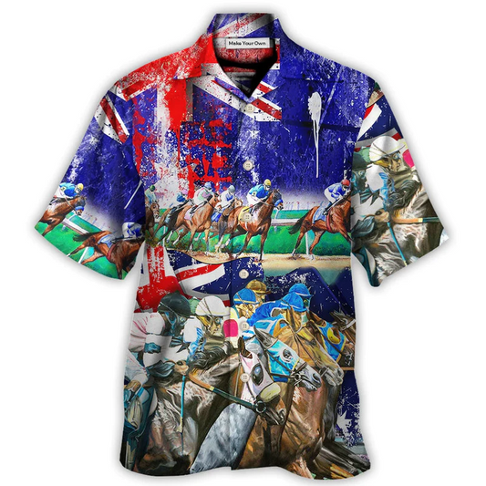 Australia Horse Racing Lover - Hawaiian Shirt - Reefox