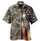 Hawaiian Shirt / Adults / S Hunting Falconry Hunting America - Hawaiian Shirt - Reefox
