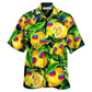 Hawaiian Shirt / Adults / S Hippie Funny Lemon Peace - Hawaiian Shirt - Reefox
