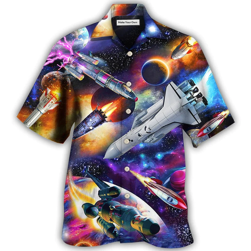 Hawaiian Shirt / Adults / S Rocket Style With Stunning Colors - Hawaiian Shirt - Reefox