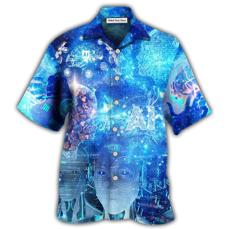 Hawaiian Shirt / Adults / S AI Artificial Intelligence Beginning Your Journey to Implementing - Hawaiian Shirt - Reefox