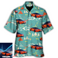 Car Driving On Mountain Custom Photo - Hawaiian Shirt - Reefox