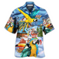 Hawaiian Shirt / Adults / S Parrot High By The Beach Unique - Hawaiian Shirt - Reefox