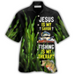 Hawaiian Shirt / Adults / S Fishing Is My Therapy Jesus Is My Savior - Hawaiian Shirt - Reefox