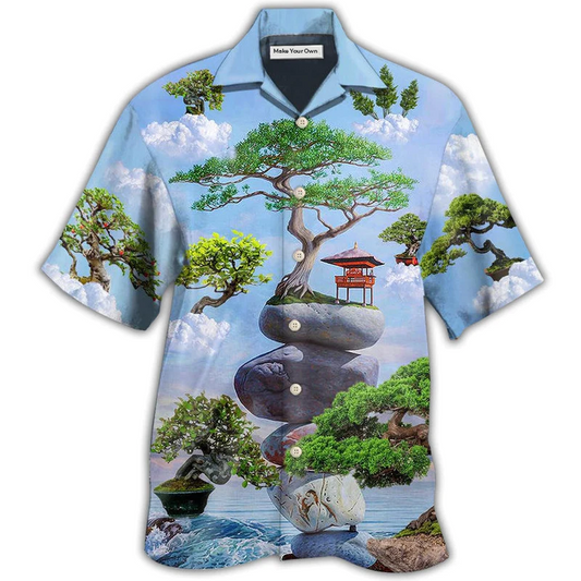 Hawaiian Shirt / Adults / S Bonsai Tree Style - Hawaiian Shirt - Reefox
