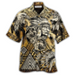 Hawaiian Shirt / Adults / S Native Born To Be A Native American Vintage - Hawaiian Shirt - Reefox