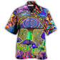 Hawaiian Shirt / Adults / S Hippie Mushroom Stunning Magic Style - Hawaiian Shirt - Reefox