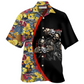 Hawaiian Shirt / Adults / S Gun Skull Hand Tropical Gun In Death - Hawaiian Shirt - Reefox