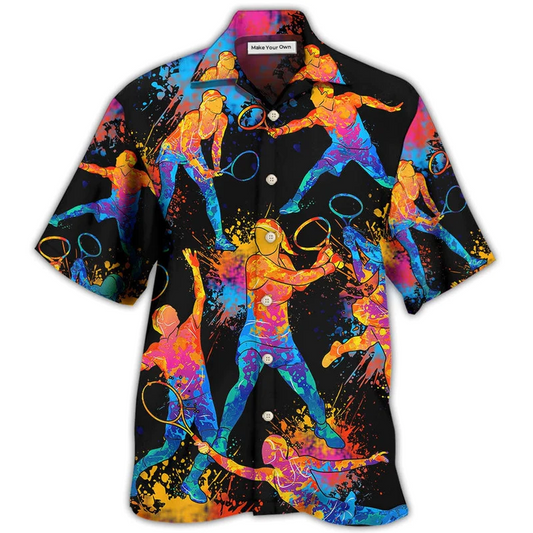 Racquetball Color Art - Hawaiian Shirt - Reefox